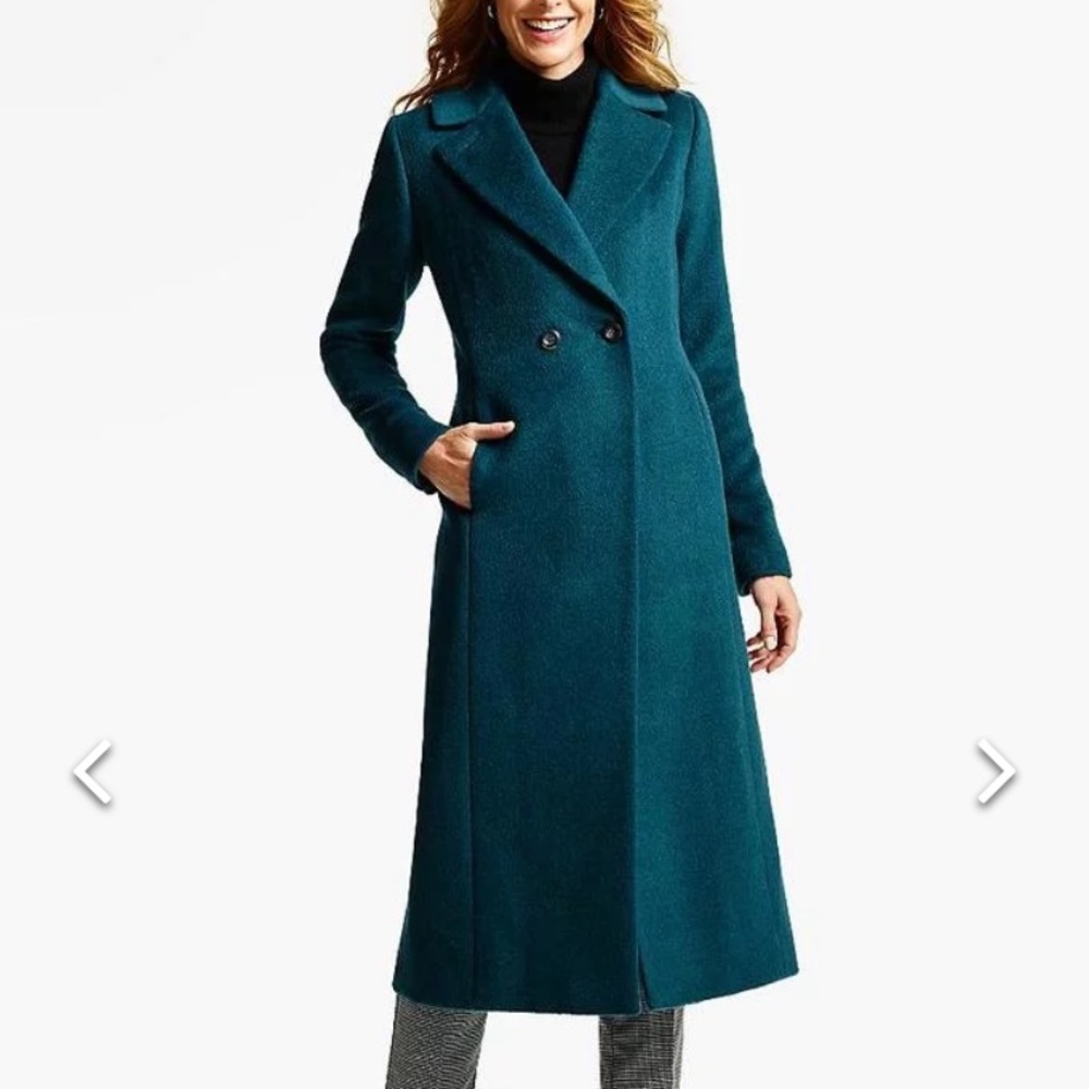 Talbots Aqua Double Breasted Jacket - image 1